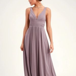 Lulus Leading Role Taupe Dress - Altered